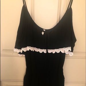 Absolutely beautiful!! Black romper with pockets